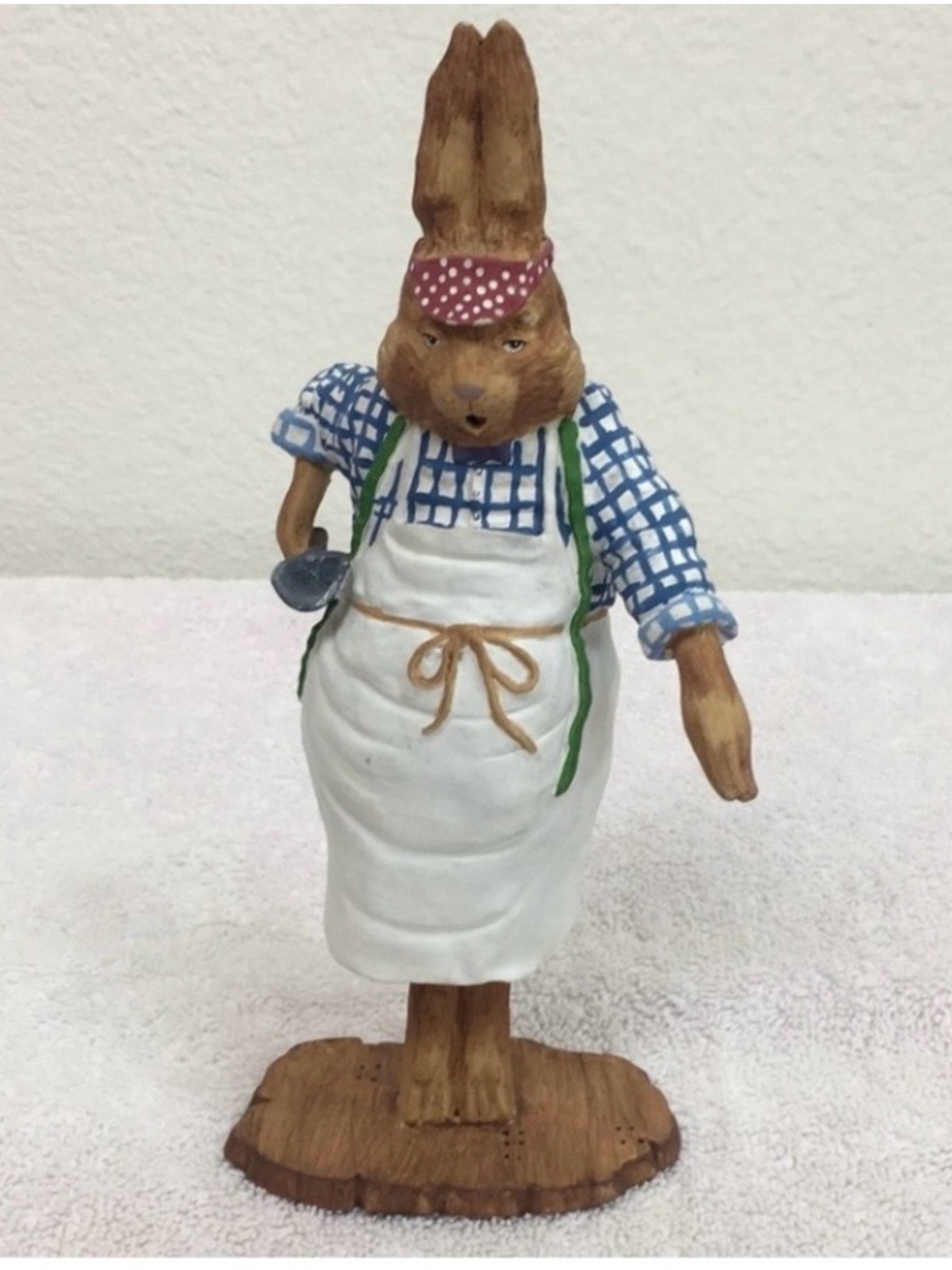 Department 56 Uncle Bunny Visor Spring Figure Easter Farmhouse Shabby Chic